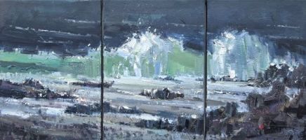 Wave Triptych by Gary Long