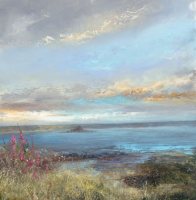 Evening sky over Mounts Bay  by Amanda Hoskin