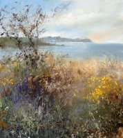 Blustery showers, bluebells and gorse on Bryher by Amanda Hoskin
