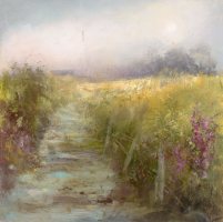 Misty morning Zennor by Amanda Hoskin