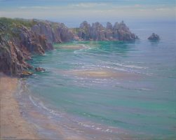 Calm Reflections, Pedn Vounder (Porthcurno) by Mark Preston