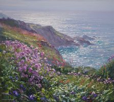 Spring Light, Hellesveor Cliffs by Mark Preston