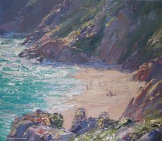 Summer Afternoon, Pedn Vounder  by Mark Preston