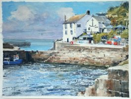 The Ship Inn, Porthleven by David Rust