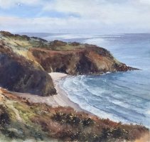 Pencarrow Head near Polruan by David Rust