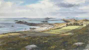 Rushy Bay Bryher by David Rust