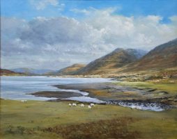 Loch na Keal, Bienn a'Graig, Mull by David Rust