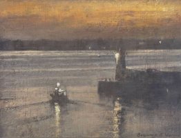 May, Newlyn Harbour I by Benjamin Warner