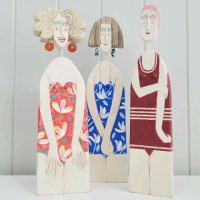 Bathing Belles  (price each - please specify colour choice at the checkout)  by Lynn Muir