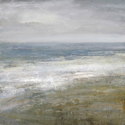 Windy Day, Trevaunance Beach, St Agnes by Benjamin Warner