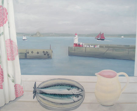 Newlyn & mackerel by Gemma Pearce