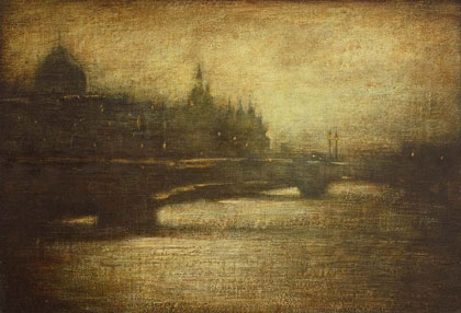 Tranquil evening Seine by Benjamin Warner