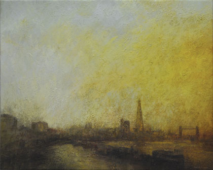 Autumn Thames, the Shard by Benjamin Warner