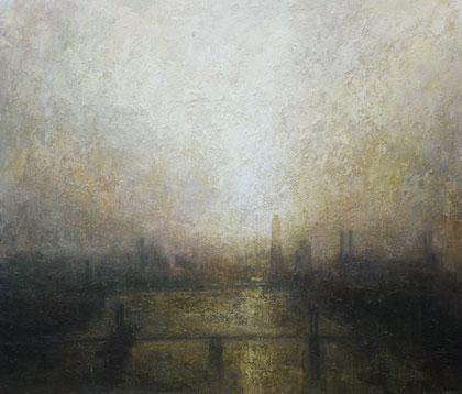 Dawn Towards Battersea Power Station  by Benjamin Warner