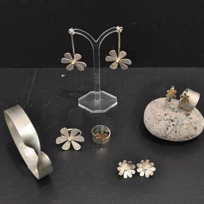 Silver / 9ct gold Earings from &pound;58 rings from &pound;165 by Jack Trowbridge
