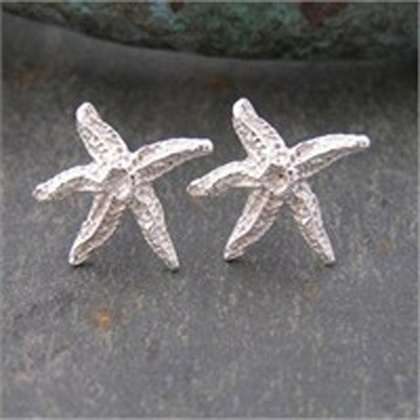 Starfish studs<br>Earings from £82 by Fay Page