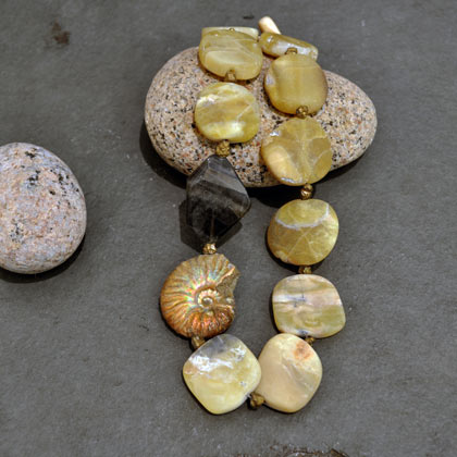 Semi-precious stones with silver necklaces from &pound;165 by Tessa Sambrook