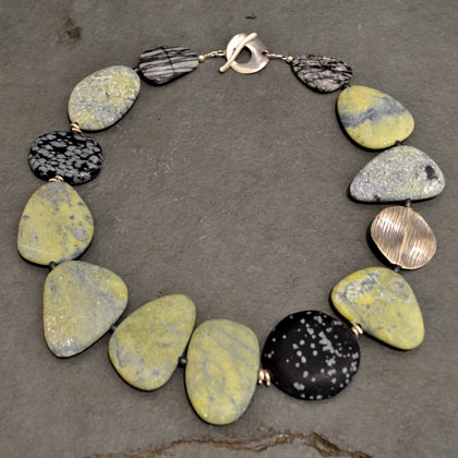 Semi-precious stones with silver necklaces from &pound;165 by Tessa Sambrook