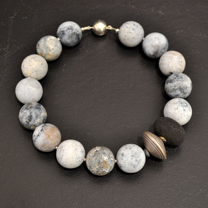 Semi-precious stones with silver necklaces from &pound;165 by Tessa Sambrook