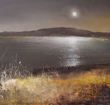 A quiet evening settles on the island by Amanda Hoskin