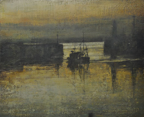 Early Morning Return, Newlyn  by Benjamin Warner