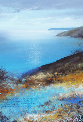 Dodman colours, Fowey  by Amanda Hoskin