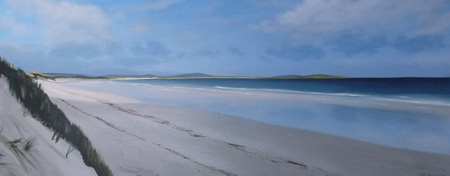 Beach walk between showers by Nicola Wakeling