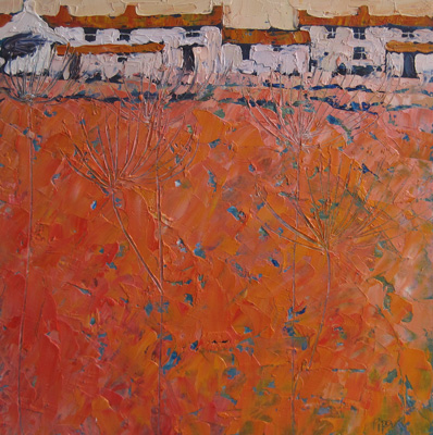 Russet row by John Piper