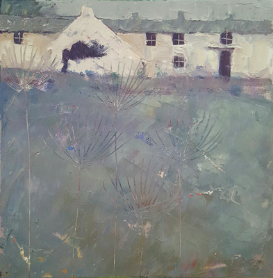 Cottage blue by John Piper