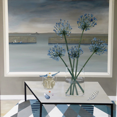 Mousehole agapanthus by Gemma Pearce