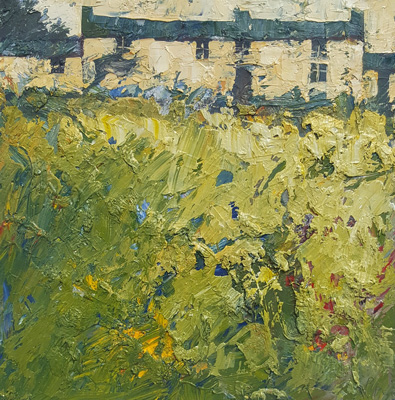 Cottage green by John Piper