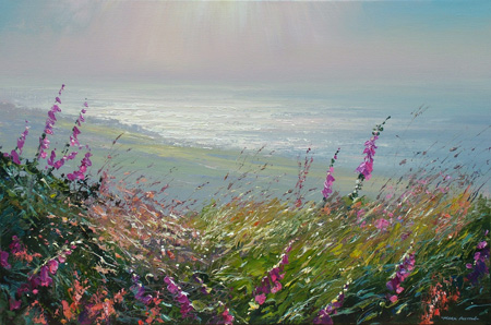 Foxgloves, Rosewall Hill by Mark Preston