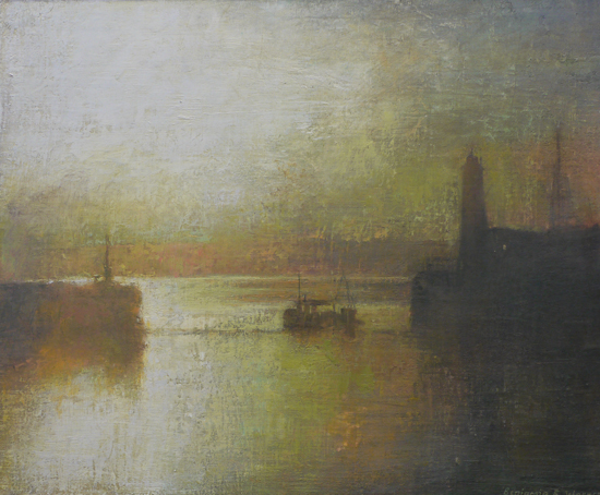 Sunrise, Newlyn by Benjamin Warner