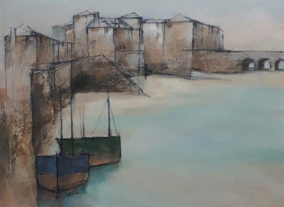 Harbour shapes St Ives by Michael Praed