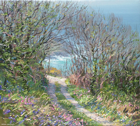 Track Though the Elms, Gurnard's Head by Mark Preston