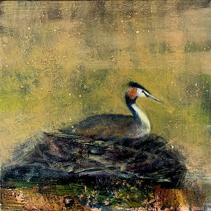 The pollen coated river by Catherine Hyde