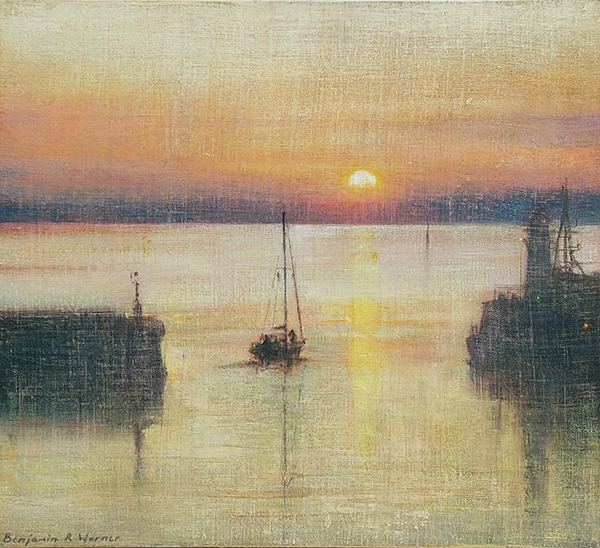 Sunrise II, Newlyn Harbour by Benjamin Warner