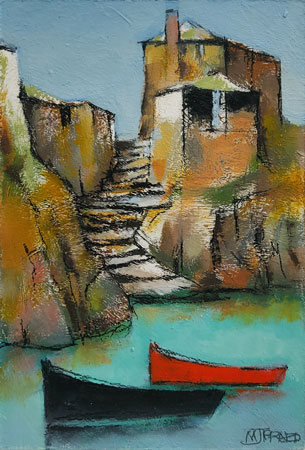 Below the harbour steps by Michael Praed