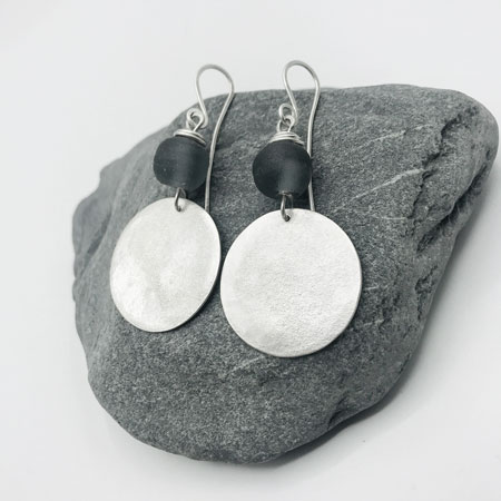 JWW 732 Large Circle earrings by Jen Williams