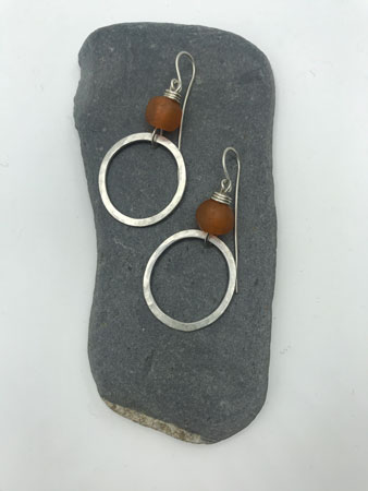 JWW 758 Small Rockpool earrings by Jen Williams