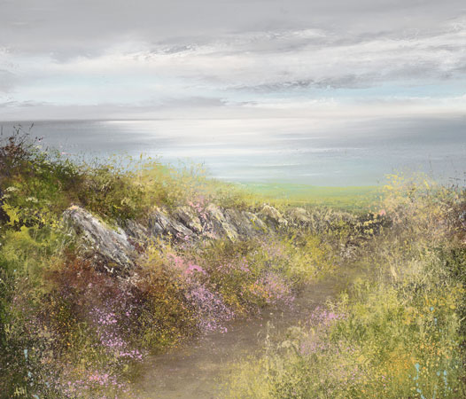 Walking the Coastal Path, Gwithian by Amanda Hoskin