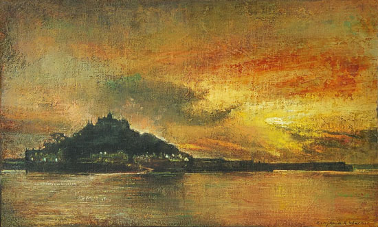 Sunset, St Michaels Mount by Benjamin Warner