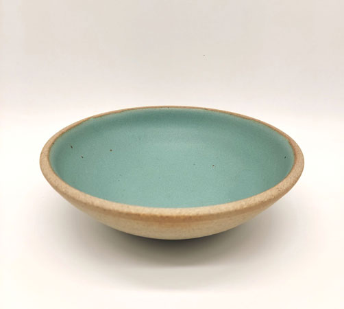 Green Small dish by Tony Gant