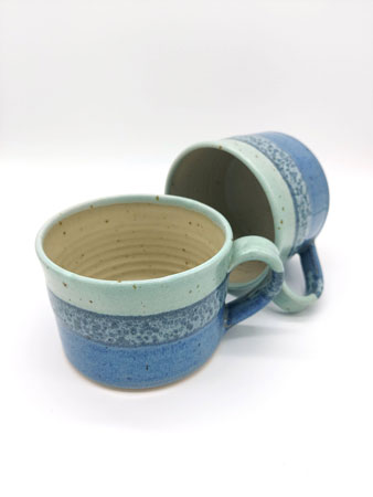 Mug duck egg & blue by Emily Doran