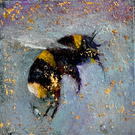 Where the bee unfolds by Catherine Hyde