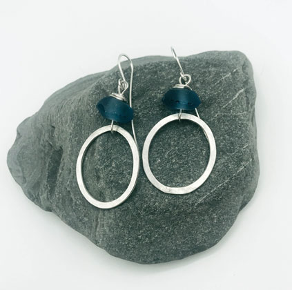 Small Rockpool Earings JW 762 by Jen Williams