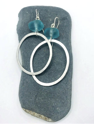 Large Rockpool earings JW 820 by Jen Williams