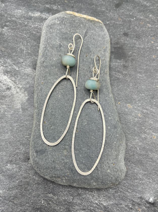 Single Pool earrings JW 981 by Jen Williams