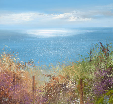 Dazzling light, Mounts Bay, Cornwall by Amanda Hoskin