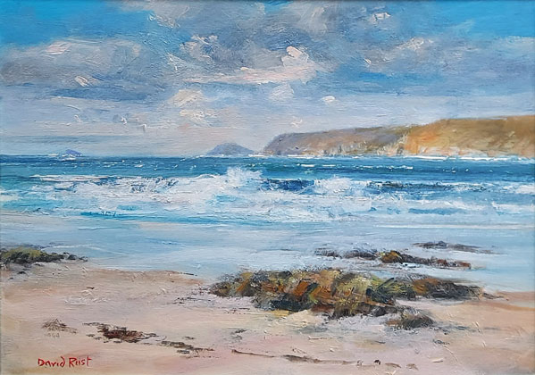 Towards Cape Cornwall and the Brisons by David Rust